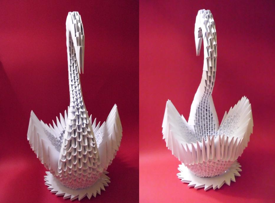 Cisne De Papel Origami Cisne De Papel Origami