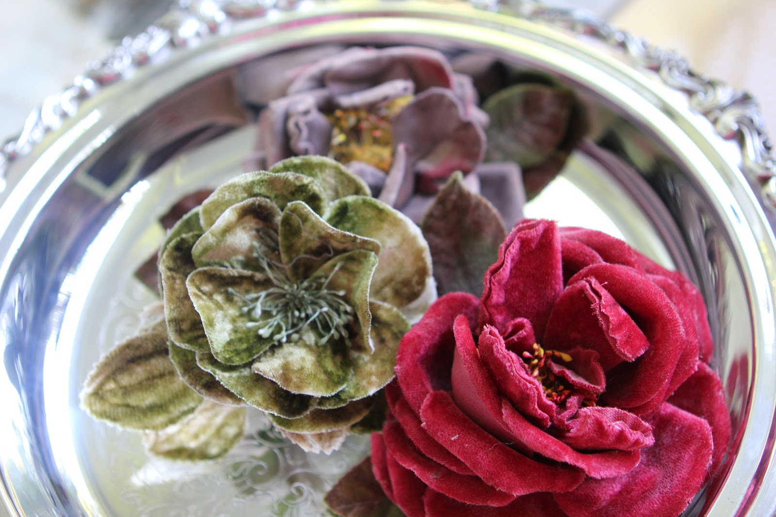 Romancing the Home Vintage Millinery Flowers