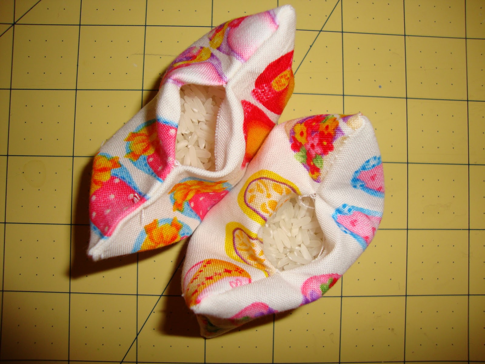 Pickled Polkadot Rice Hand Warmers Easy Sewing Tutorial
