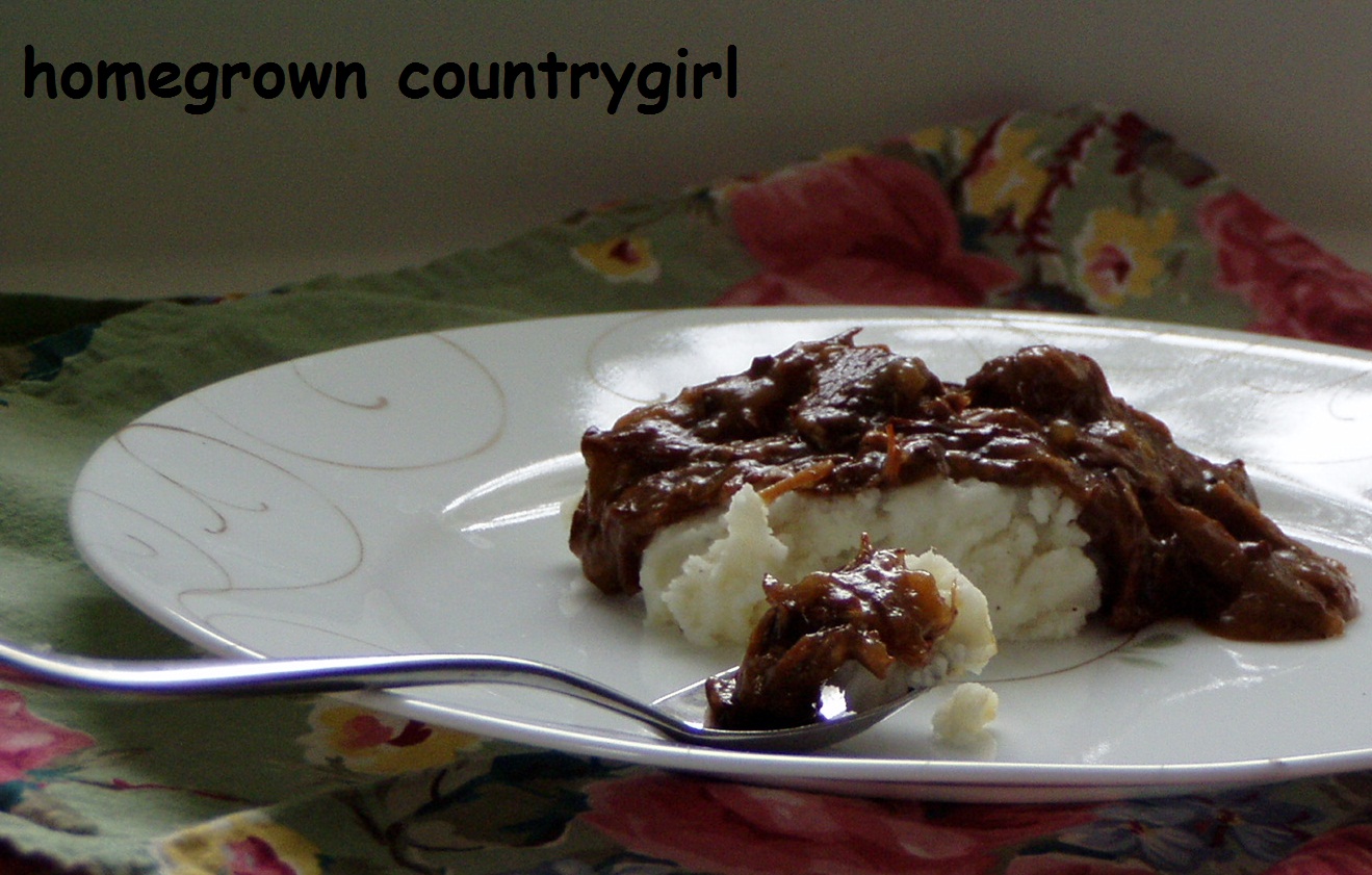 homegrown countrygirl Farmhouse Cider Ham and Gravy