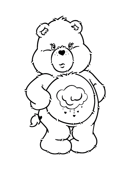 Care Bear Coloring Page Care Bear Coloring Page