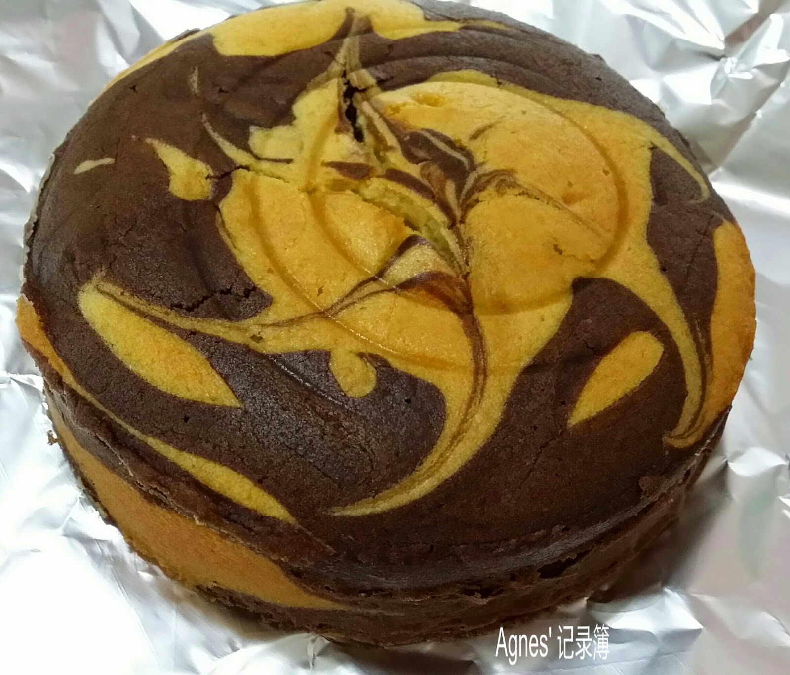 袅袅烘焙香: 斑马纹蛋糕卷