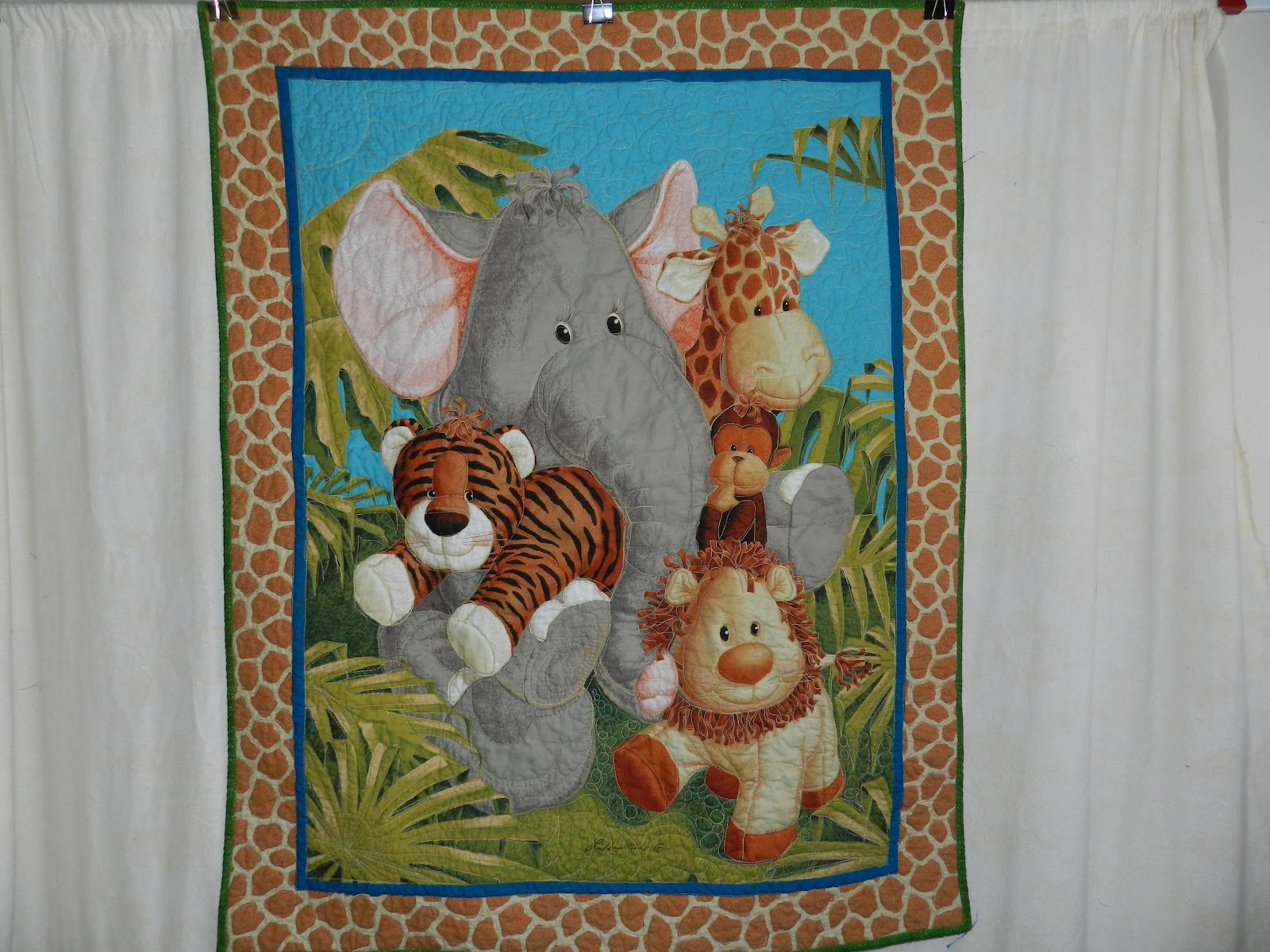 Dinah s Quilts and Embroidery: Jungle Animals