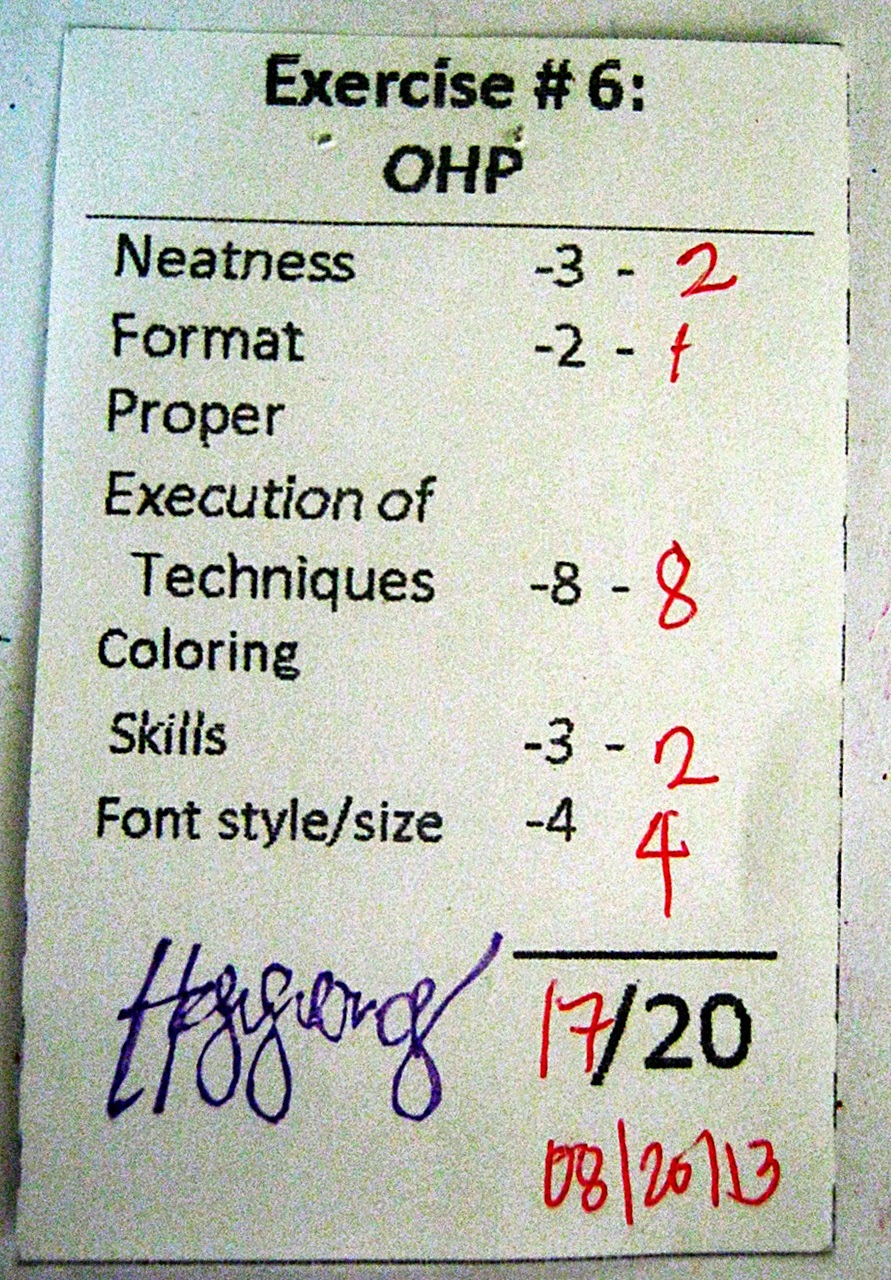 The Ultimate Deteriorator Exercise No. 6 OHP