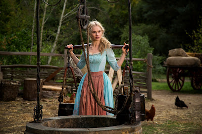 Lily James in Cinderella Movie