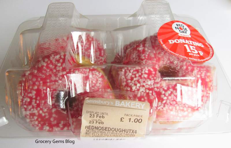 Grocery Gems Sainsbury's Red Nose Day Doughnuts