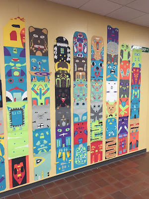 Thomas Elementary Art: Totem Poles by 4th Grade