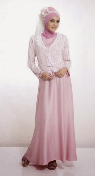 model baju pesta muslimah elegan