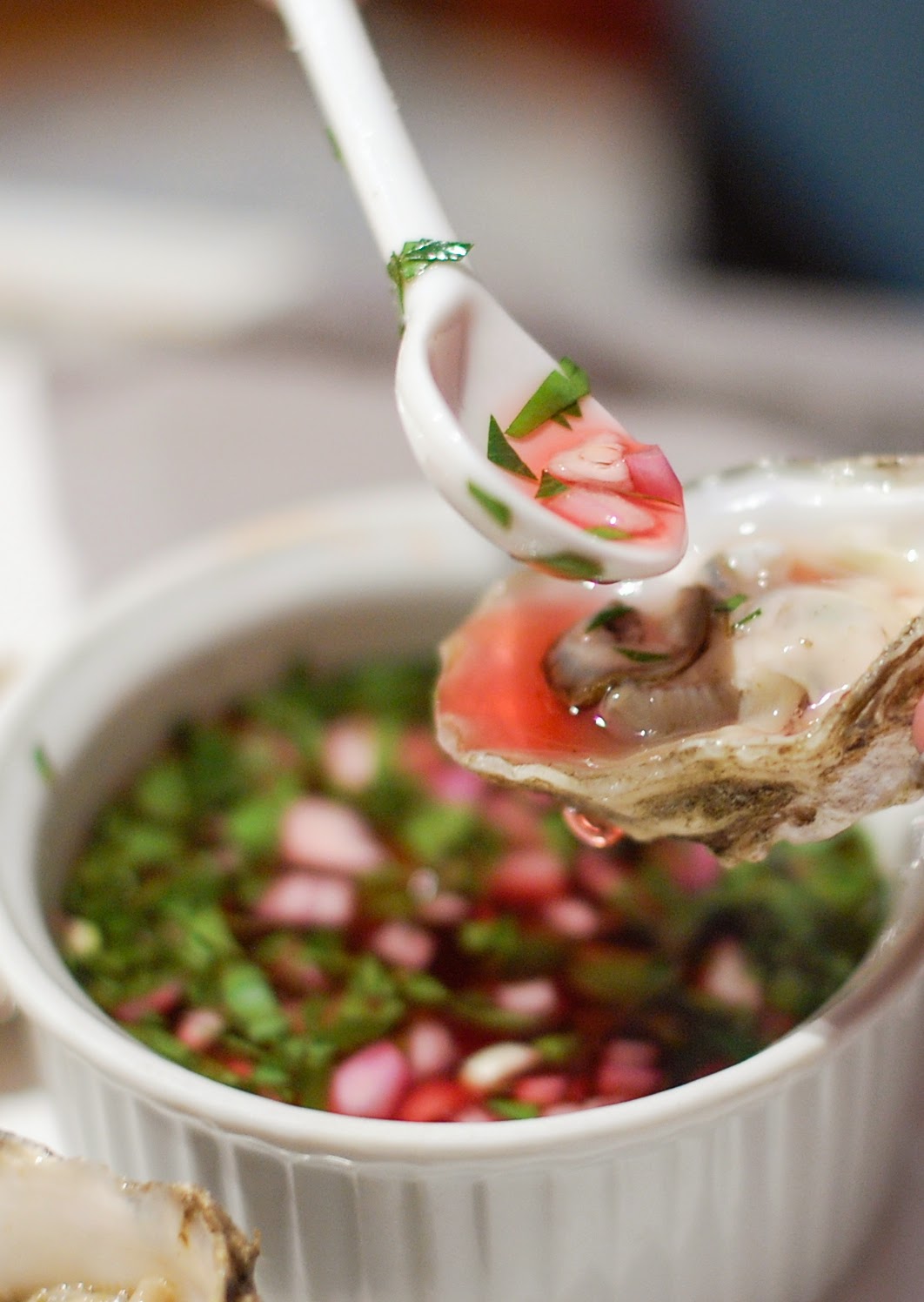 Reckless Abandon Red Wine Vinegar, Shallot and Cucumber