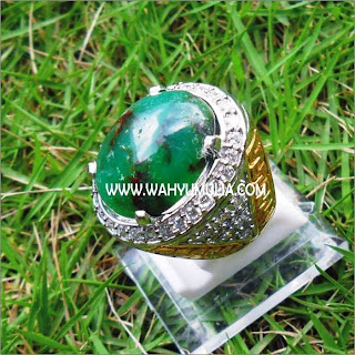 Jual Batu Permata akik hijau ijo garut green chalcedony batu garut