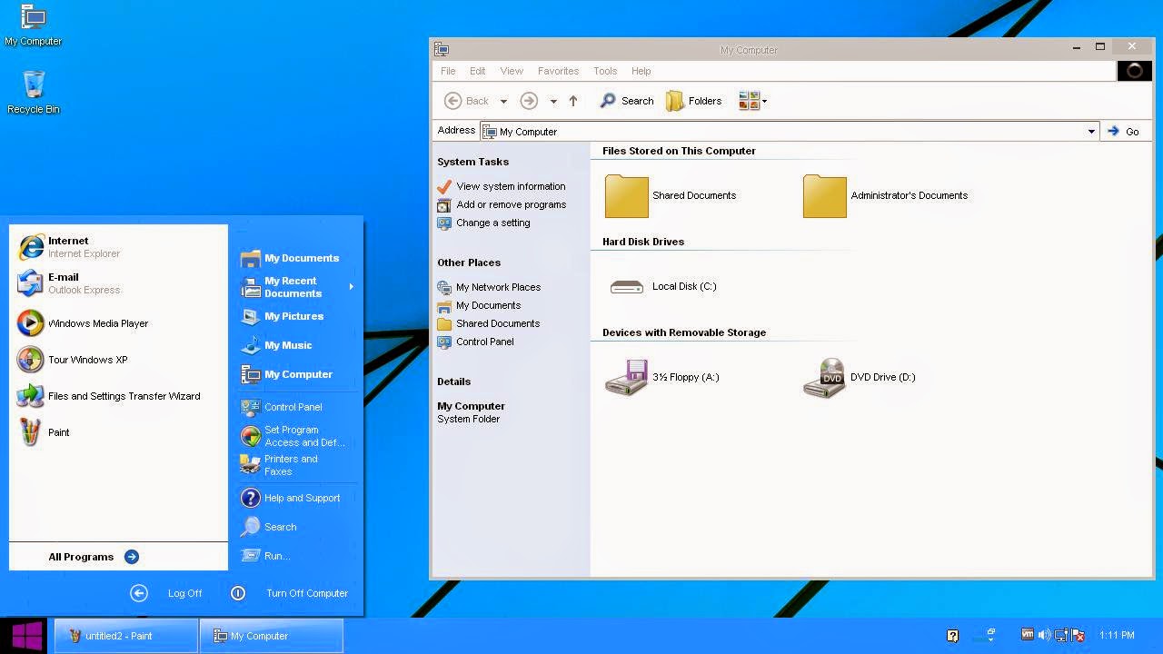Windows 10 Theme for Windows XP Windows 10 Theme for Windows XP Download