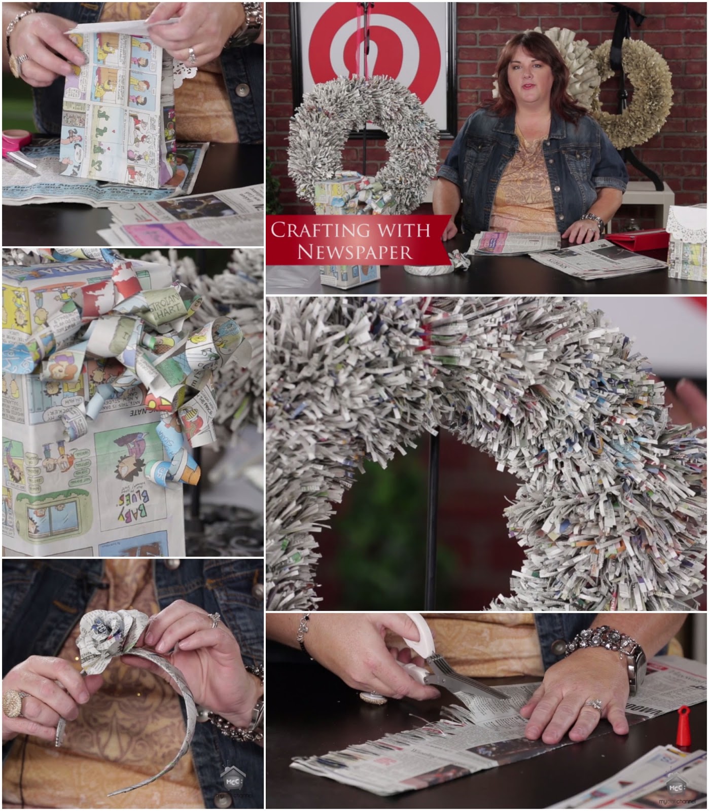 Collage ideas using old magazines picture