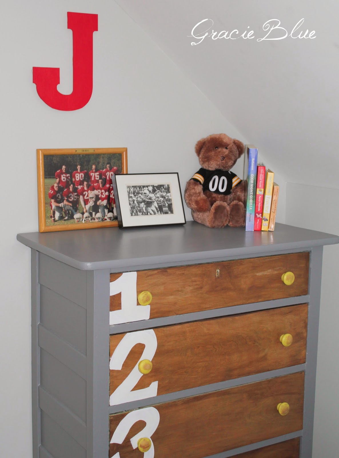 Gracie Blue JJ's Dresser {the reveal}