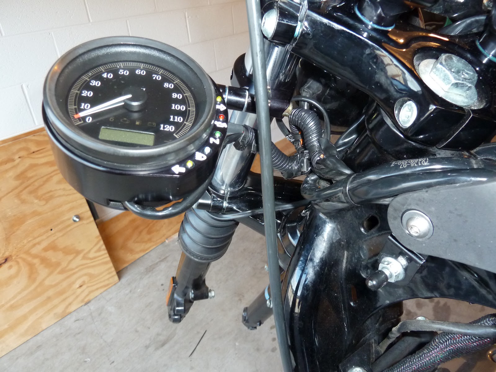  Nightster, Part III Speedometer Relocation, Joker Machine Components