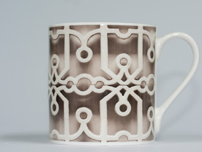 Fretwork mug by British designer Ella Doran Fretwork mug by British designer Ella Doran