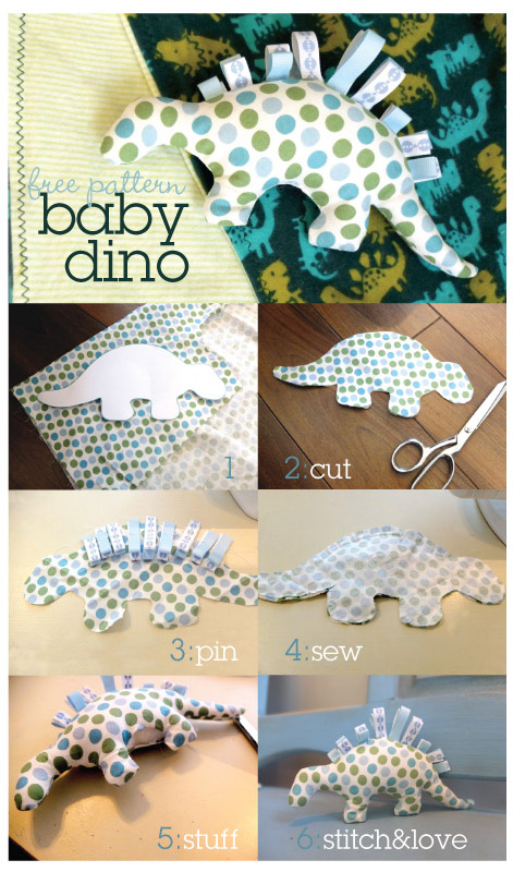 beloved ones baby dino pattern