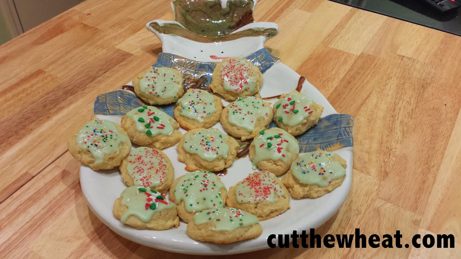 Sour Cream Drop Cookies with Icing Cut The Wheat