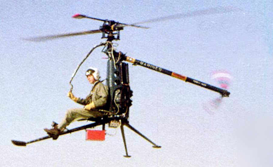 nhungdoicanh Hiller ROE1 Rotorcycle