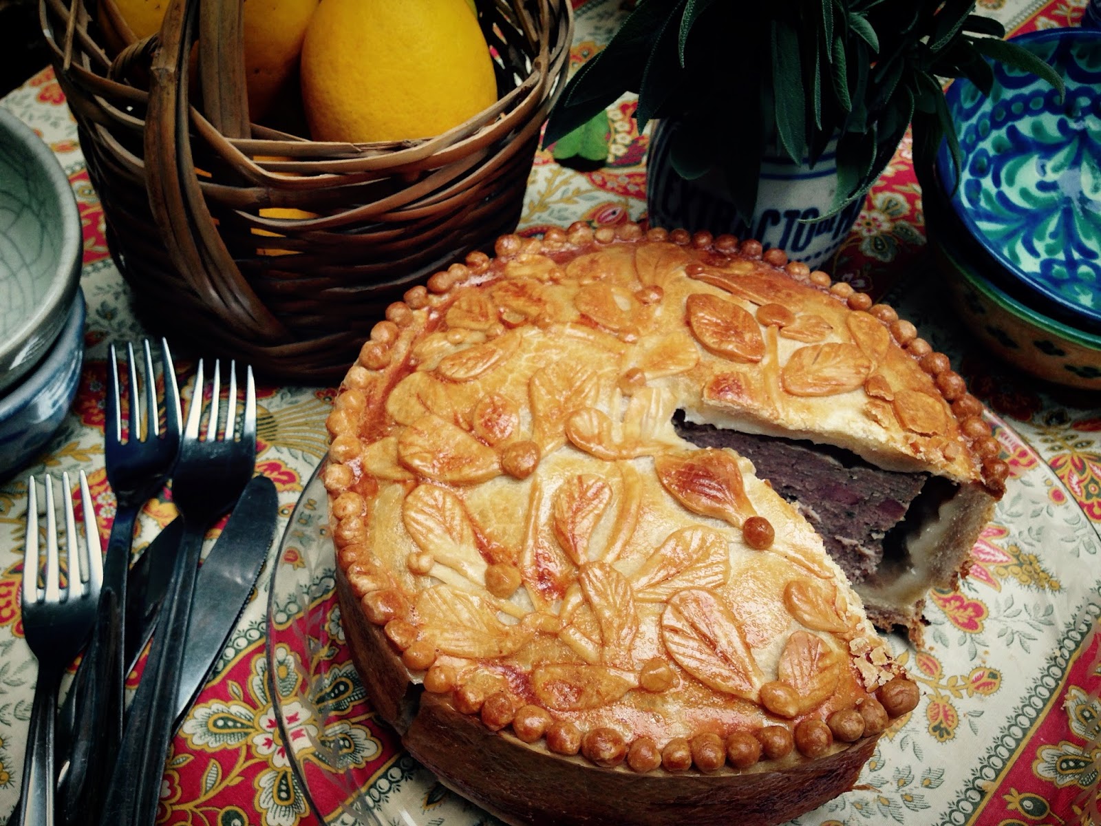 Menjar a Cala Blanca PORK PIE PASTEL DE CARNE INGLÉS