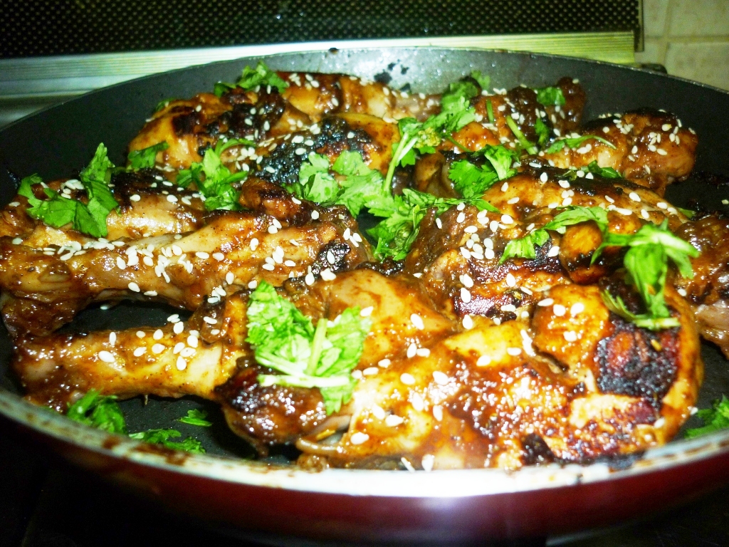 Quick Easy Recipes To Try at Home Honey&BBQ sauce Chicken Drumsticks