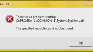 Mengatasi Masalah SysMenu.dll Error pada Windows 7 : The Specified
Module Could not be found Mengatasi Masalah SysMenu.dll Error pada Windows 7 : The Specified
Module Could not be found