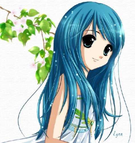 [Lugia][Lavra] Anime+girl+with+blue+hair
