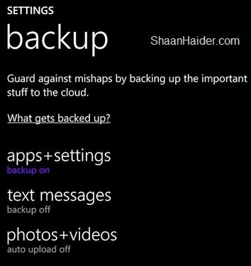 HOW TO : Backup and Restore Files and Settings in Windows Phone 8.1