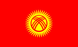 Vlag Kirgizstan