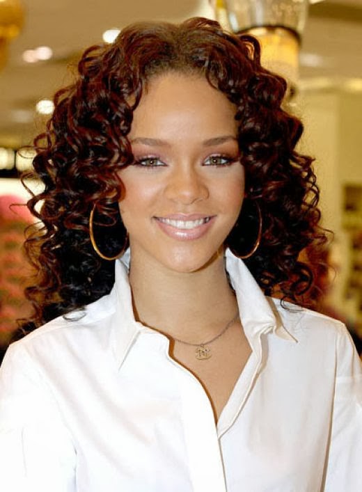 Rihanna Curly Hair