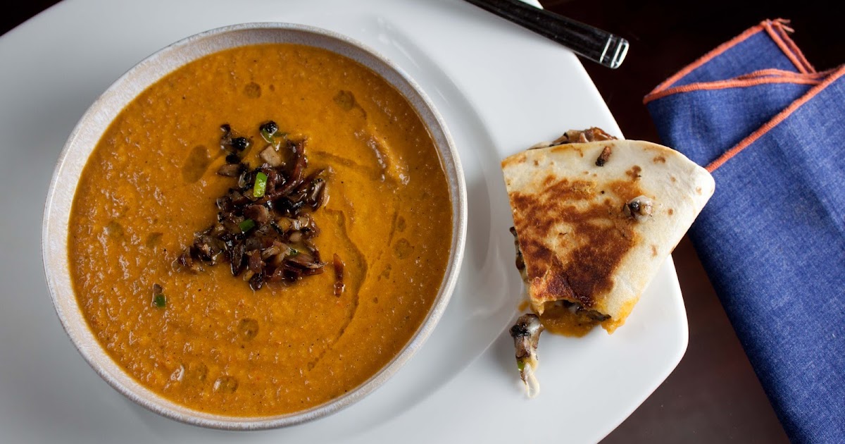 Fat and Happy Blog Portabella and Proscuitto Quesadilla with Red