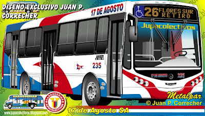 Recorrido de la linea 26 de Buenos Aires