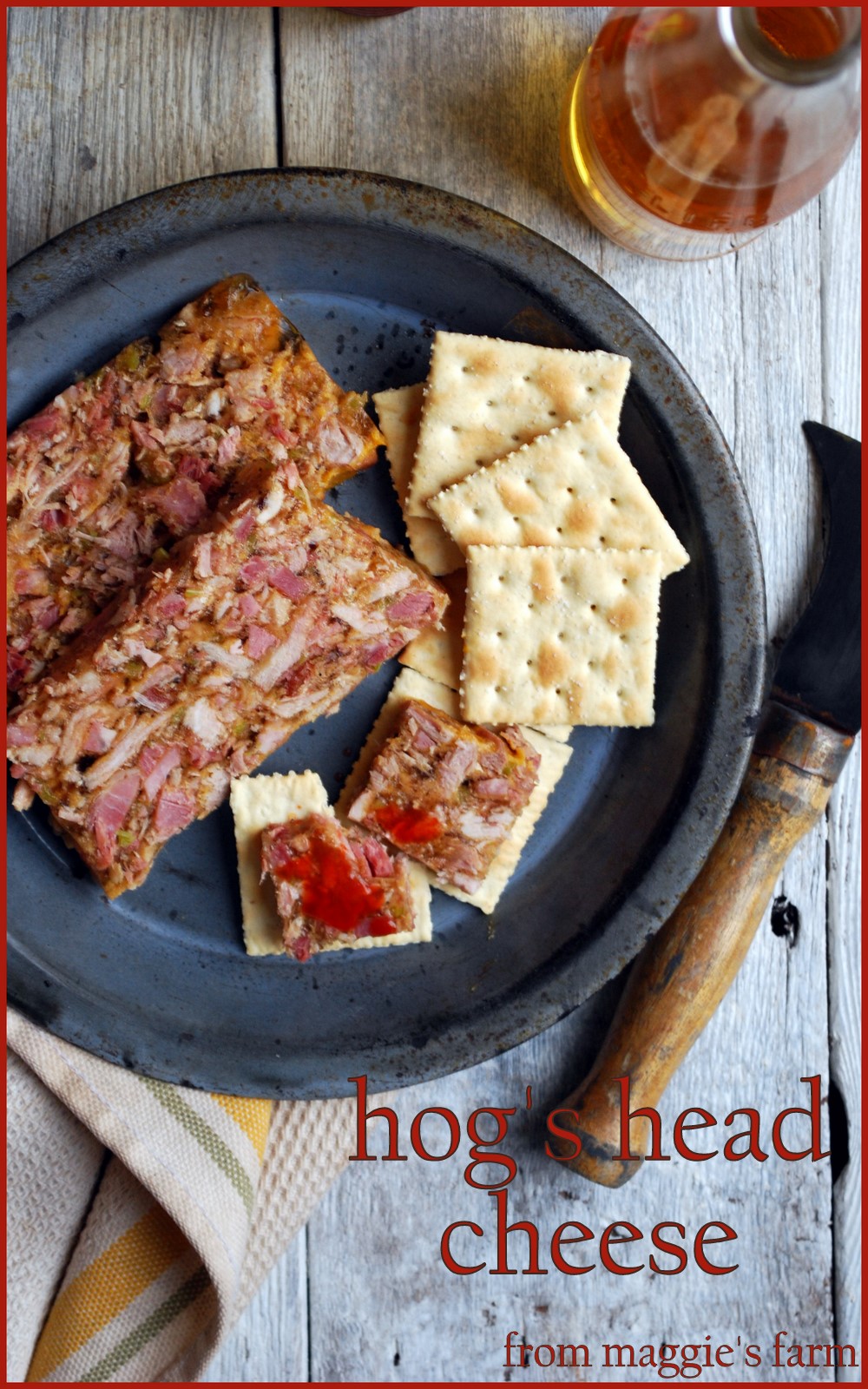 Notes from Maggie's Farm charcuterie & the ark of taste hog's head cheese