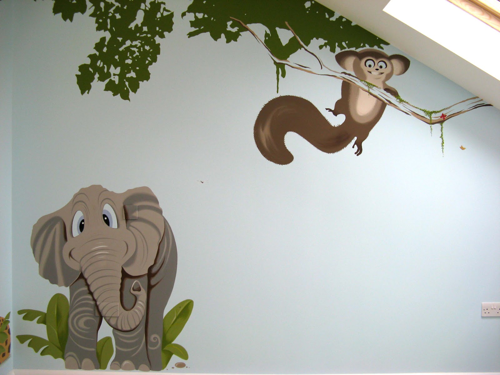 ARTISTIC TOUCH Safari Nursery Mural