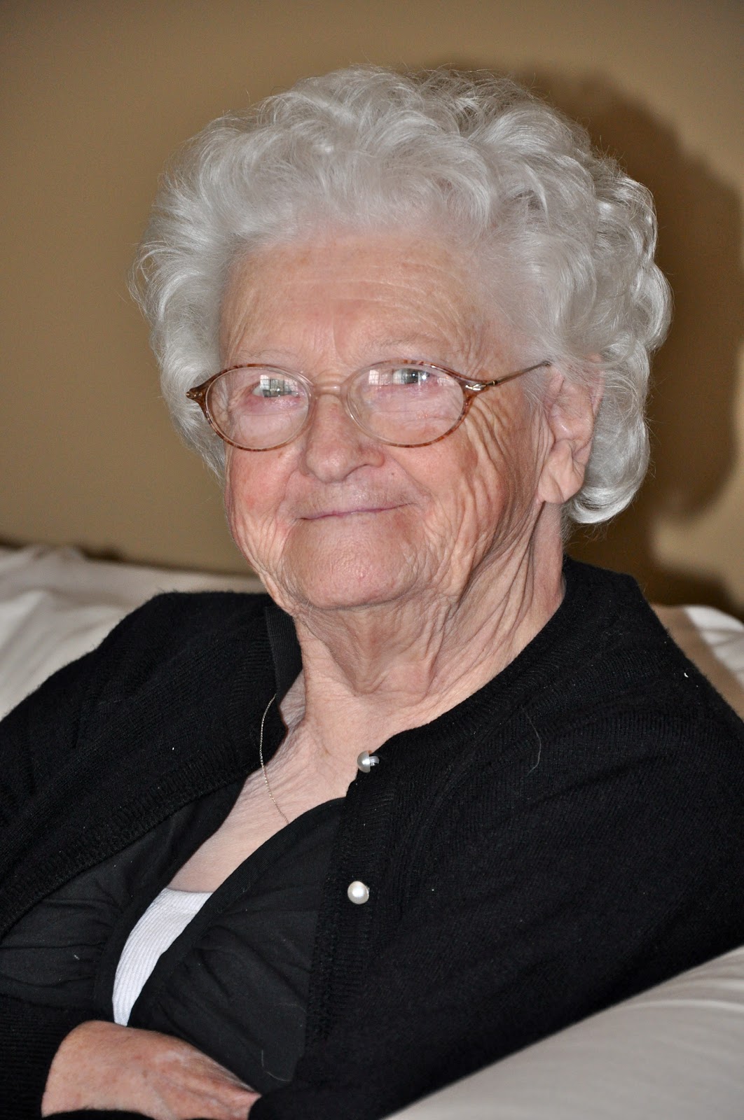 White haired granny