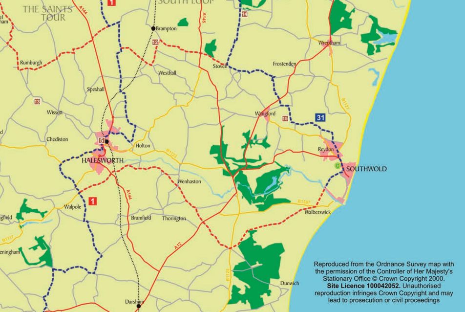 The Suffolk Bike Aid Blog Route to the coast from Halesworth