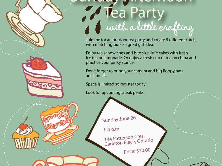 studiono8 REMINDER Sunday Afternoon Tea Party