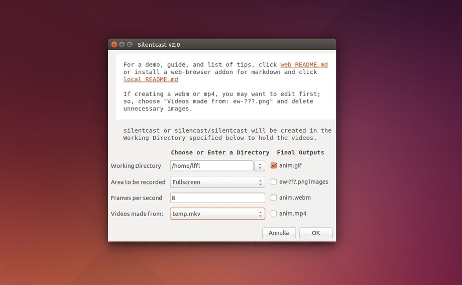 Silentcast in Ubuntu