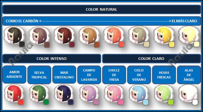 peinados de animal crossing new leaf - peinados recojidos - peinados de animal crossing new leaf