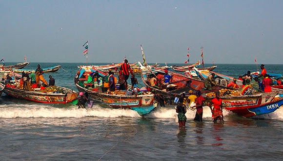 african fishing boats