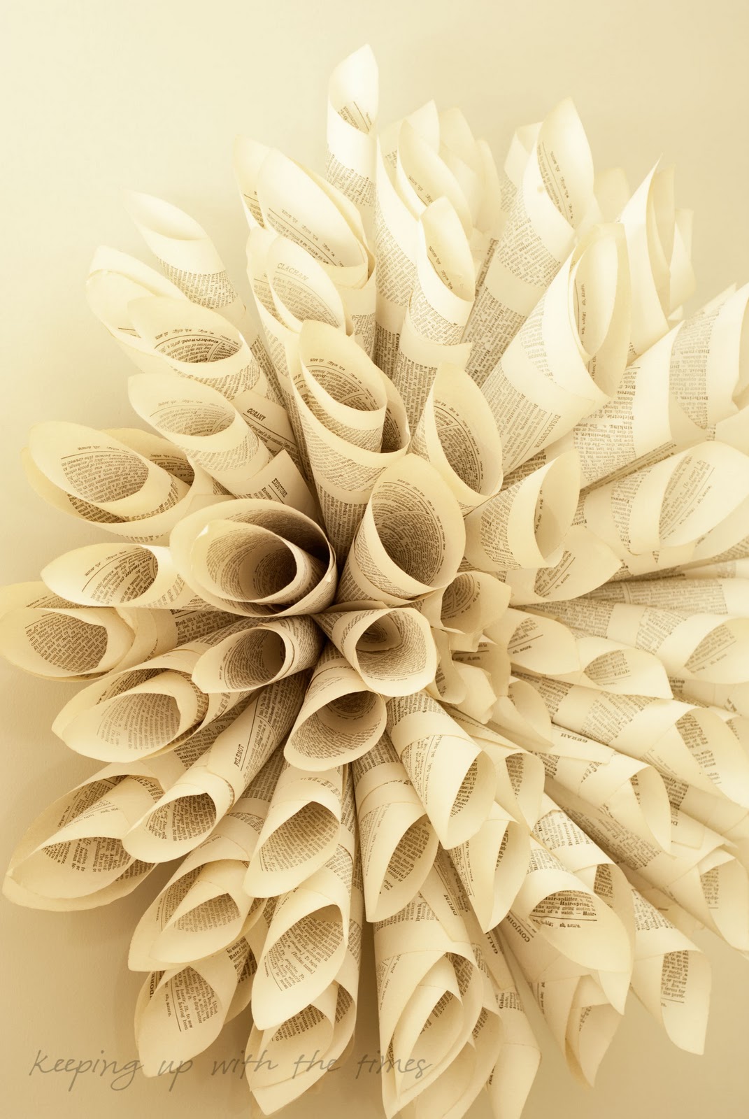 Keeping up with the times My ster Encyclopedic Dictionary Wreath