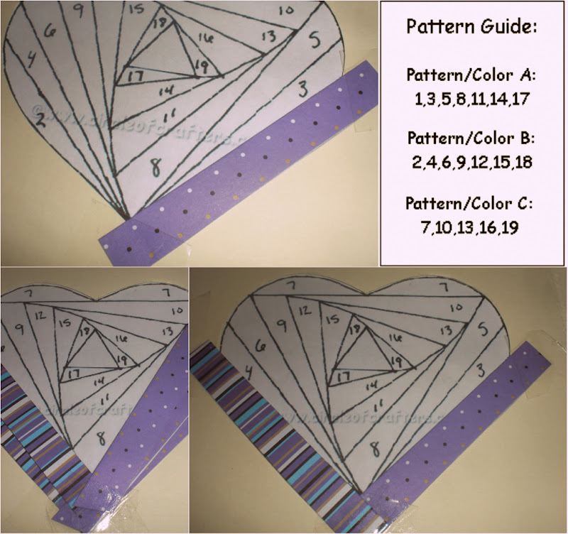 Sophie Isobel DIY Iris Folded Heart Valentine's Card