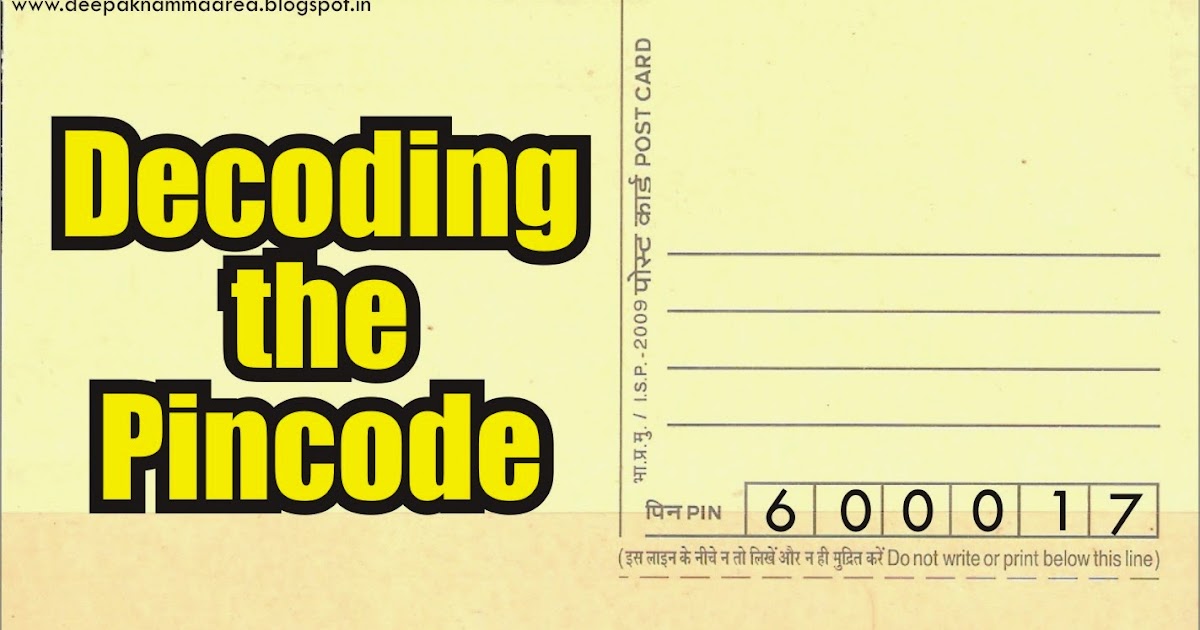 Decoding the Pincode Logic behind the Pincode and its significance