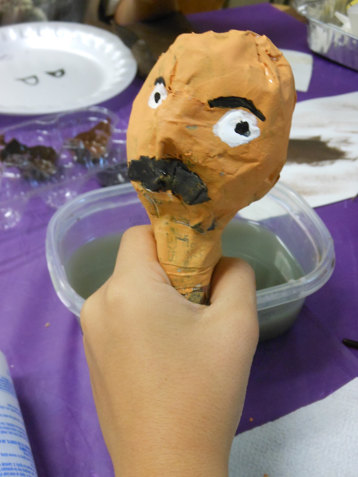 Art to Go Puppets from Paper Mache