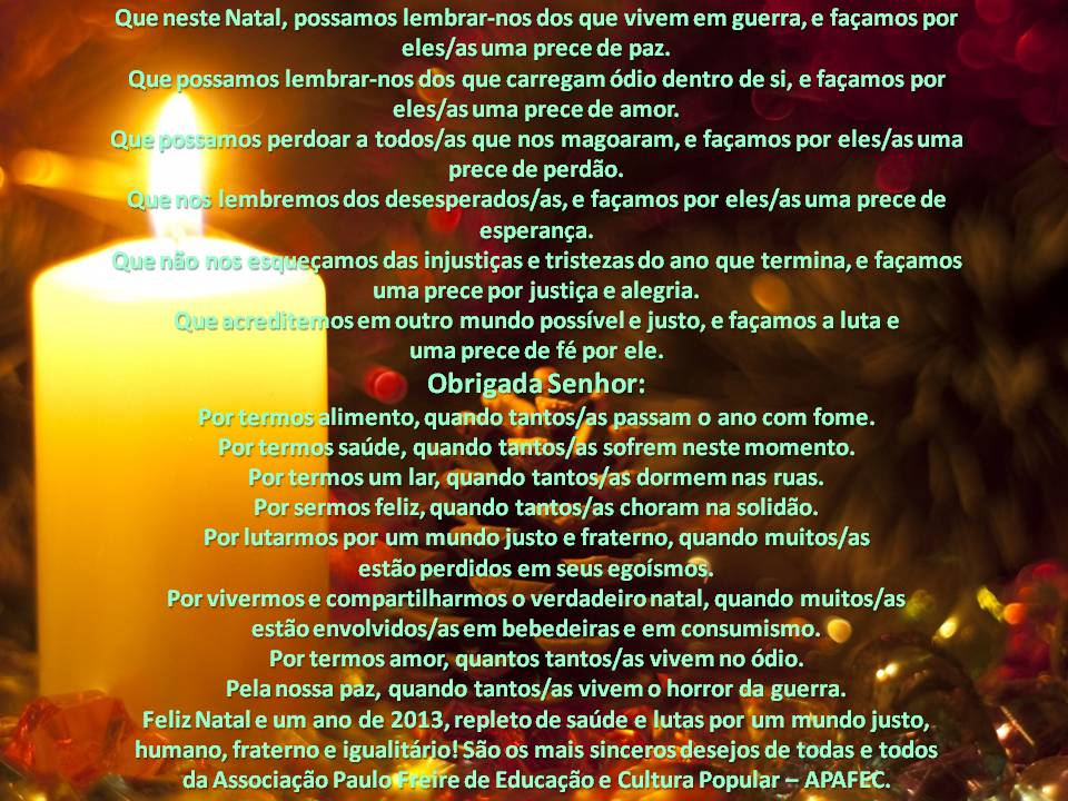 Enviar Mensagem De Natal Para Todos Do Orkut