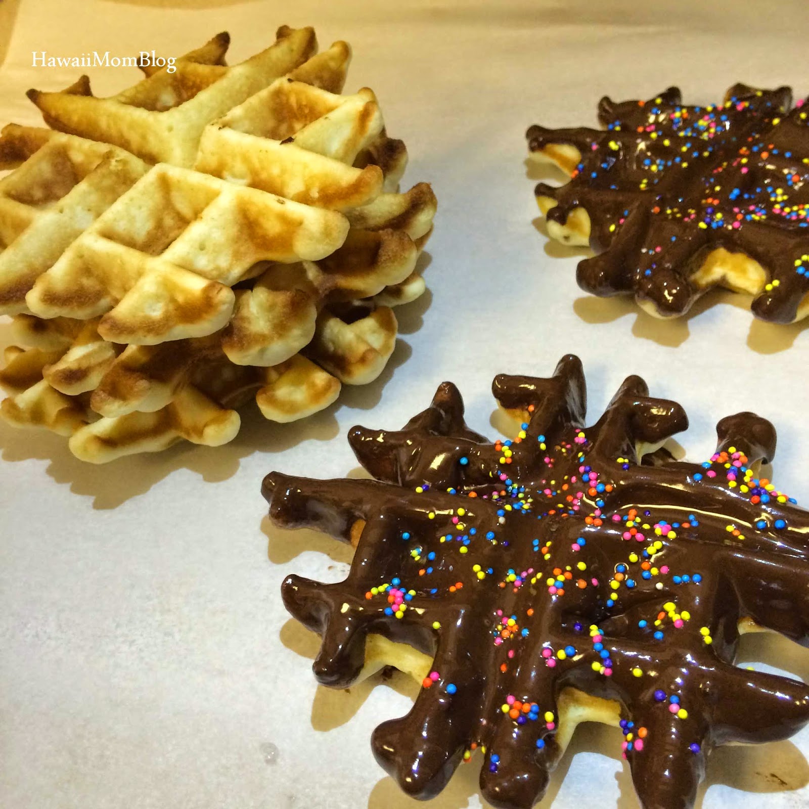 Hawaii Mom Blog Donut Waffle Recipe
