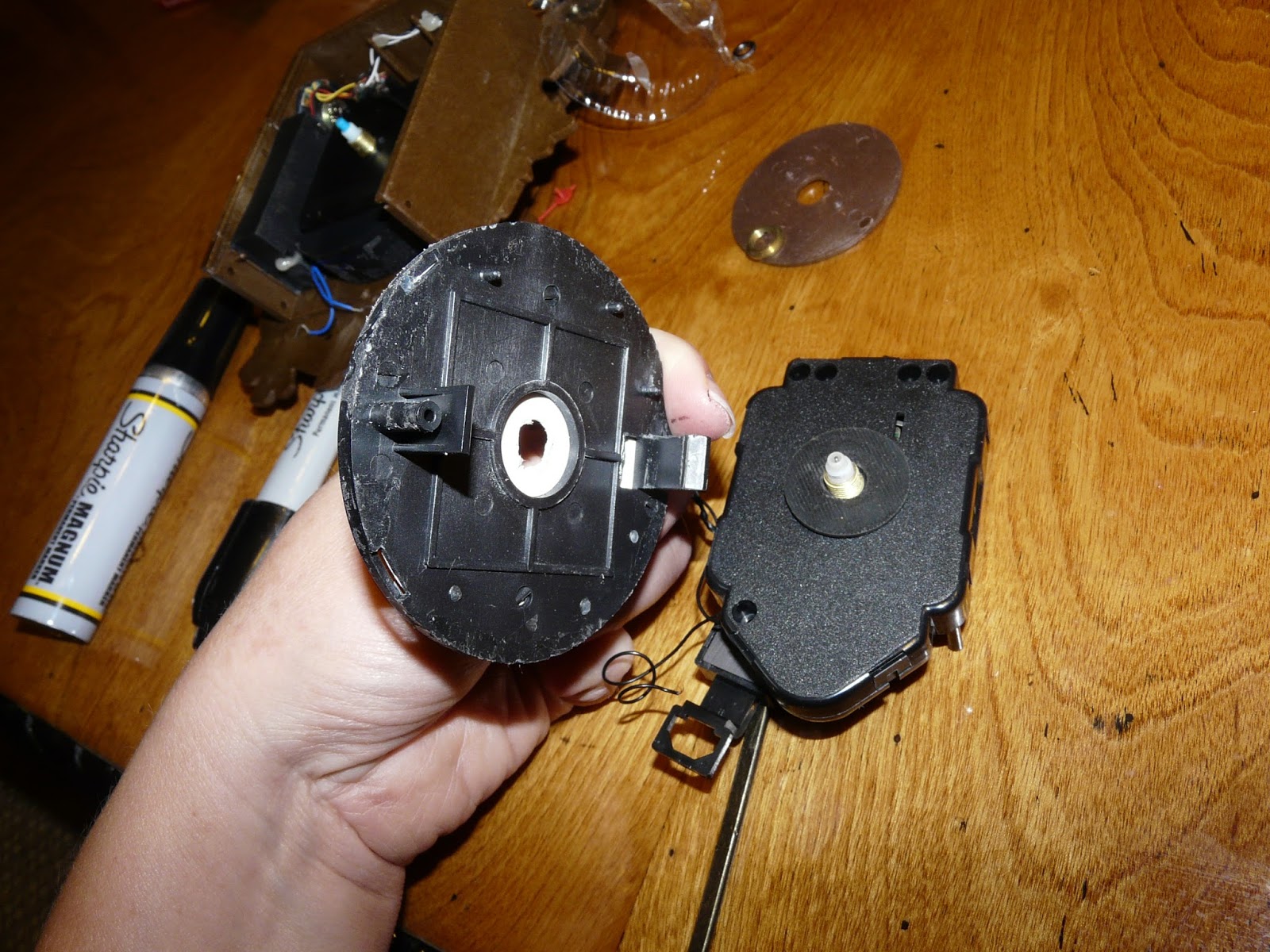 The "Secret" is Gratitude Replacing Clock Mechanism on Battery