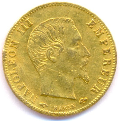 FRANCE 5 Francs gold coin