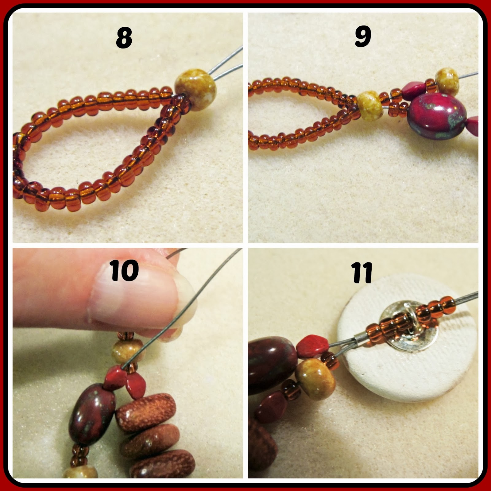 Art Jewelry Elements Button Closure Bracelet Tutorial