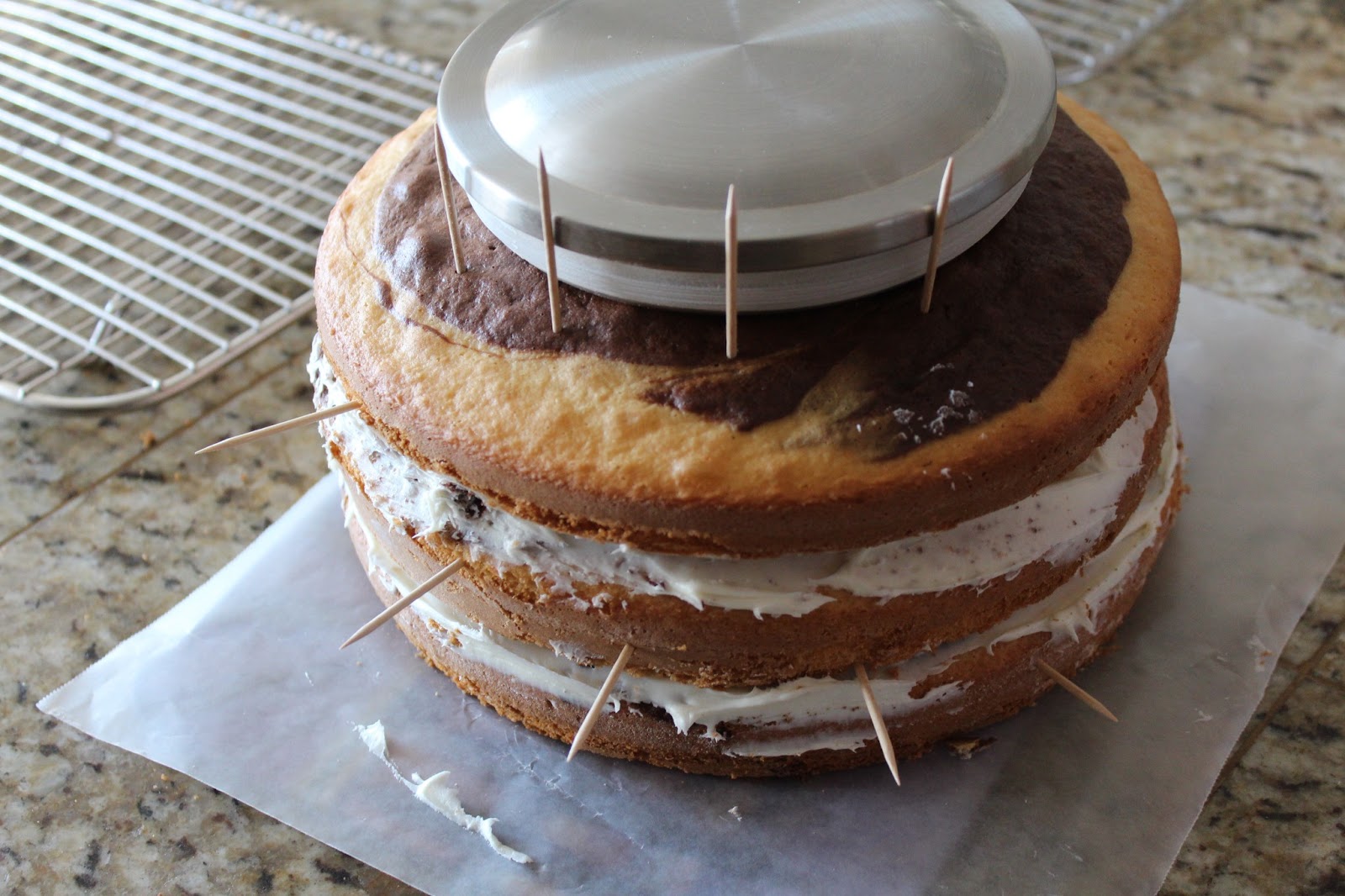 Worth Pinning Spiral Train Cake