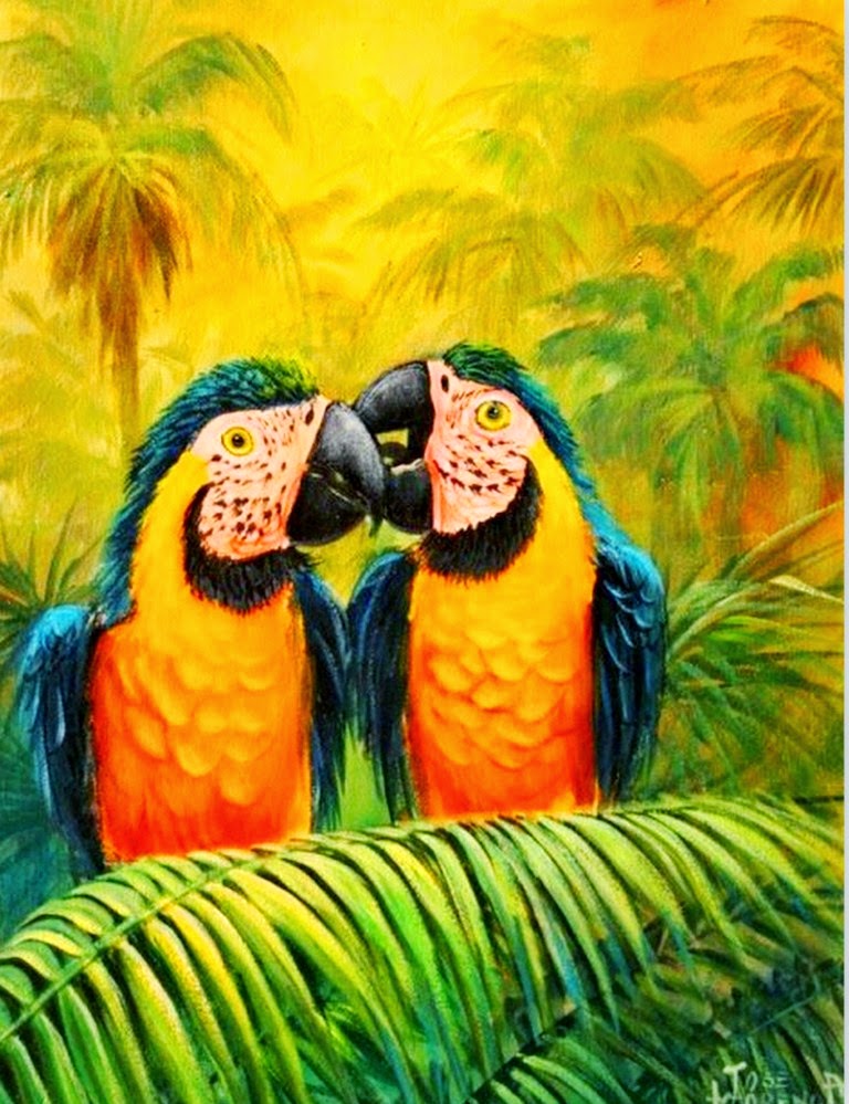 cuadros-de-pajaros-pintados-al-oleo cuadros-de-pajaros-pintados-al-oleo